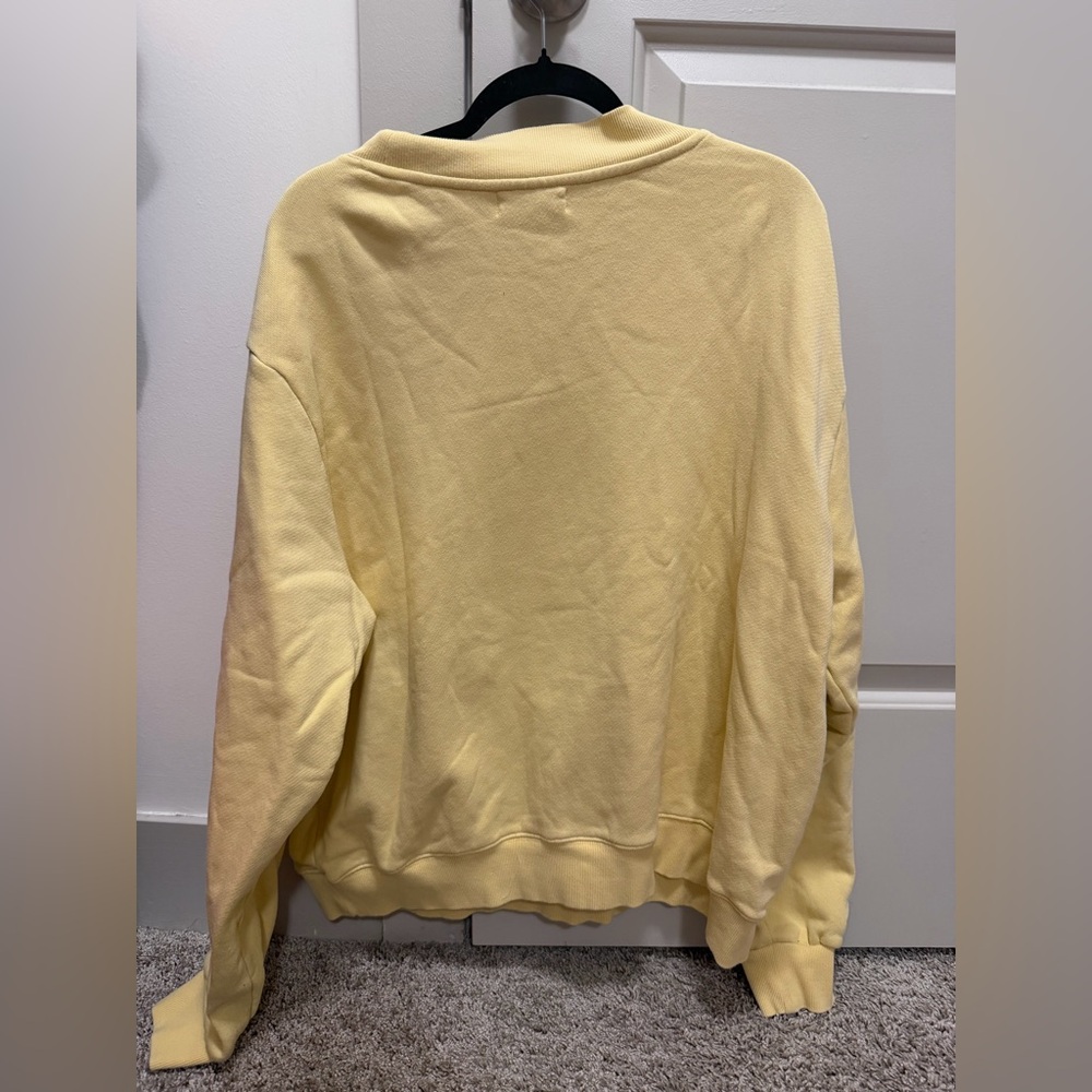Parke Large/XL Summerland Yellow + Pink Mockneck Sweatshirt. 💕⚡️ - Picture 2 of 4